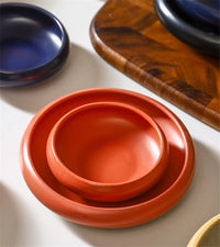 Deep Tank Creamic Plate Seasoning Sauce Dish Large Capacity Dinner Trays for Steak Salad Fruit Japanese Pretty Tableware-Letifly Lights and Decor