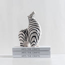 Ceramic Zebra Decorations Home Living Room Bookcase Shelf Bedroom Accessories Office Table Art Luxury Aesthetic Animal Figurines