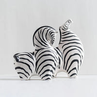 Ceramic Zebra Decorations Home Living Room Bookcase Shelf Bedroom Accessories Office Table Art Luxury Aesthetic Animal Figurines