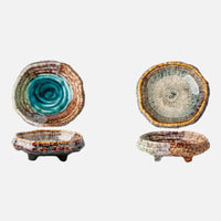 2PCS /lot Ceramic Japanese Style Retro Sauce Dish Appetizer dish, small plate, snack plate-Letifly Lights and Decor