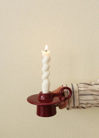 European Flying Saucer Shape Tall Candlestick, Romantic Aromatherapy Decoration, Retro Table Ornament Props, Candlestick Base-Letifly Lights and Decor