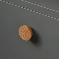 Wood Round Pull Knobs Natural Wooden Dresser Drawer Wardrobe Handle and Knobs For Cabinet Handle Furniture Hardware-Letifly Lights and Decor