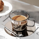  Luxury Glass Coffee Cup and Plate