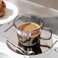  Luxury Glass Coffee Cup and Plate