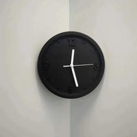 Ins Quiet Wall Clock 8inch Non-Ticking Punch-Free Corner Wall Clock Wall Decor Bedroom Technology Luxury Art Home Decoration-Letifly Lights and Decor