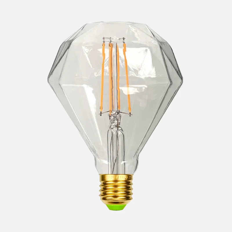 Vintage Edison Led Bulb G95 Dimaond 4W Led Filament 2700Kelvin Warmth Glow Specialty Decorative Light Bulb 110V 220V-Letifly Lights and Decor