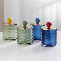 Vista Knob Glass Canisters-Letifly Lights and Decor