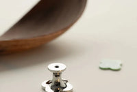 Letifly Lights & Decor - Clover Brass Cabinet Knob - Four-lobed clover-shaped brass cabinet knob with polished metallic finish