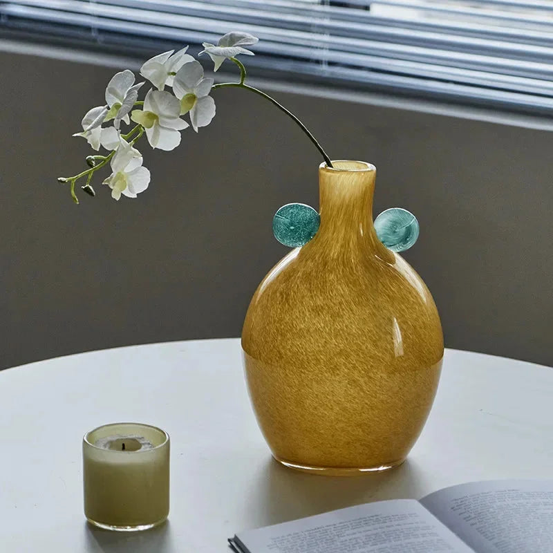 Color Gradient Glass Vase