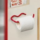 Red Black Toilet Paper Holder Resistant Tissue Paper Towel Rack For Bathroom Kitchen Washroom Screw Wall Mount Hook Accessory-Letifly Lights and Decor