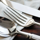 304 Stainless Steel Forged High-Quality Roman Column Western Tableware High-End Western Restaurant Hotel Table Knife, Fork, Spoon, Tea Spoon-Letifly Lights and Decor