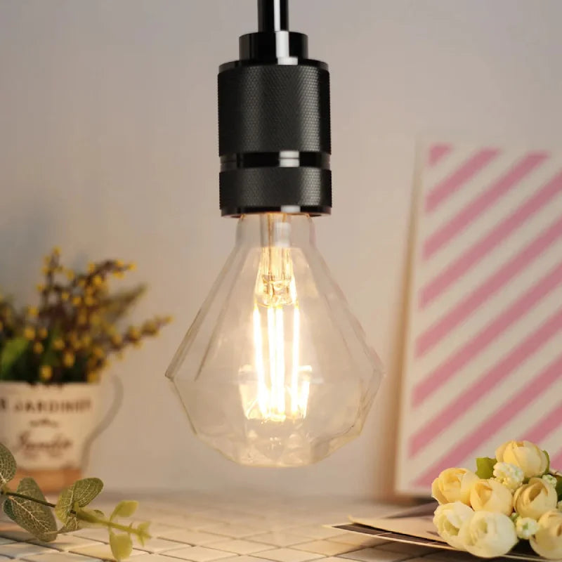 Vintage Edison Led Bulb G95 Dimaond 4W Led Filament 2700Kelvin Warmth Glow Specialty Decorative Light Bulb 110V 220V-Letifly Lights and Decor