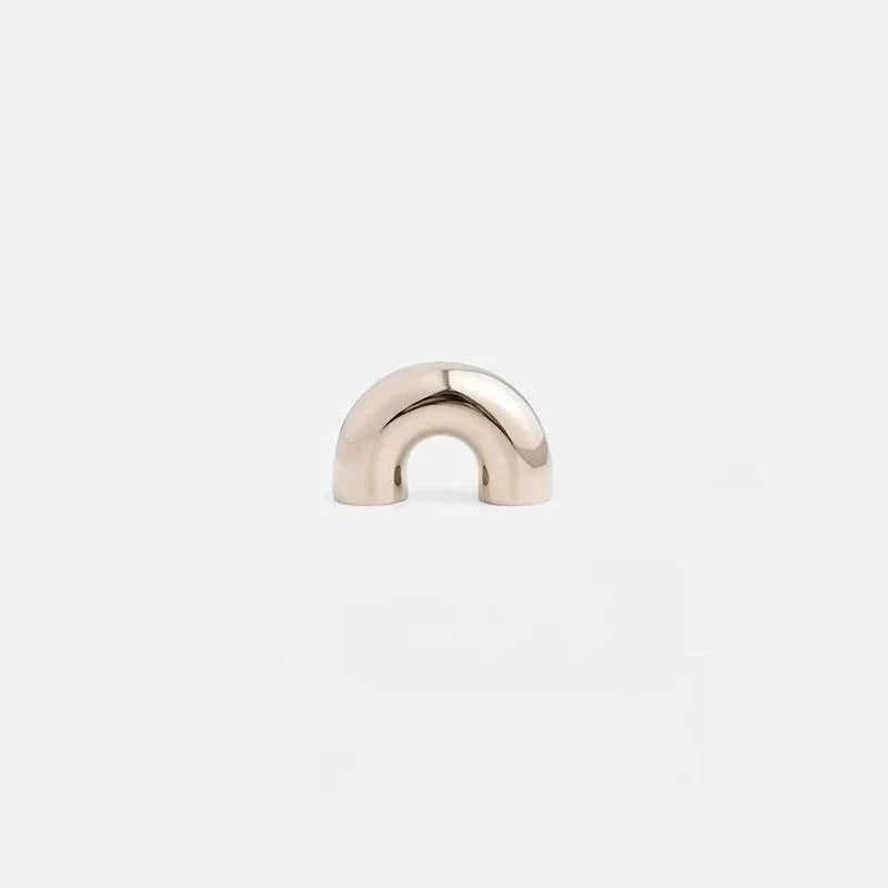 European Minimalist Brass Furniture Handle Cabinet Bar Pulls Bedroom Dresser Bedside Handle Bright Nickel Door Handle Pull-Letifly Lights and Decor