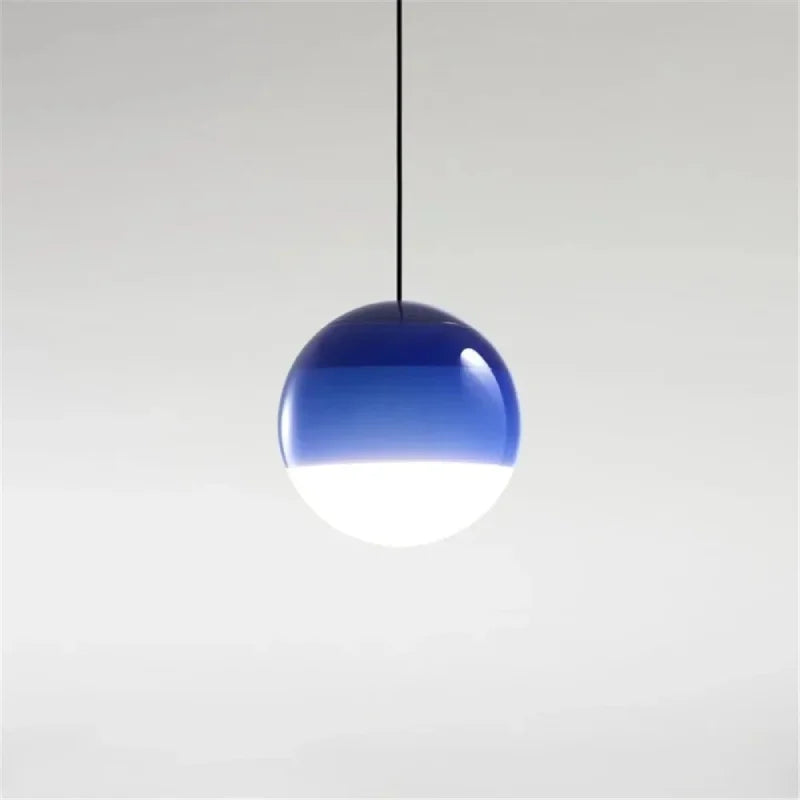 Modern Creative Colored Glass Ball LED Chandelier Restaurant Living Room Bedroom Hotel Art Pendant Lamp Home Decor Light Fixture-Letifly Lights and Decor