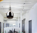 Letifly Lights & Decor - The Smoke Spiral Filament Bulb - Mirror gray LED filament bulb with decorative spiral filament and warm ambient glow