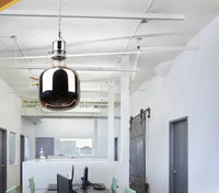 Letifly Lights & Decor - The Smoke Spiral Filament Bulb - Mirror gray LED filament bulb with decorative spiral filament and warm ambient glow