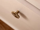 SBrass Cabinet Pulls Cup Flat Vintage Drawer Pulls Kitchen Cupboard Bathroom Dresser Cabinet Knob Hardware Antique Brass Handles-Letifly Lights and Decor