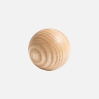 Ball Knob Drawer Pulls Natural Walnut / Ash / Beech Decor Ball Kitchen Cabinet Handles Simple Wooden Furniture Hardware-Letifly Lights and Decor