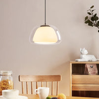 Danish Jelly Glass Lustre Pendant Lights Modern Simple Bedroom Bedside Hanging Lamp Living Room Glass Dining Room Home Decor-Letifly Lights and Decor