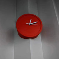 Ins Quiet Wall Clock 8inch Non-Ticking Punch-Free Corner Wall Clock Wall Decor Bedroom Technology Luxury Art Home Decoration-Letifly Lights and Decor