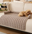 Pet Bed Quilted Plush Sleeping Mat with Bolstered Edges Soft Indoor Pet Lounger for Cats and Small Dogs - Letifly Lights and Decor
