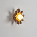 Resin Wall Lamp Wabi Sabi Vintage LED Wall Sconce Creative Vintage Light for Bedroom Bedside Living Room Corridor Home Art Decor-Letifly Lights and Decor