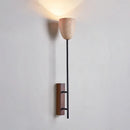 American Retro Style Wall Lamp Natural Stone E27 Bulb For Living Room Bedroom Hotel Wood Base Home Decor Sconce-Letifly Lights and Decor