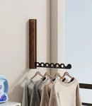 Wood Clothes Hanger Wall Mounted Drying Rack, Collapsible Design, and Invisible Clothing Organizer for Efficient Space Saving-Letifly Lights and Decor