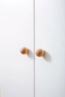 Ball Knob Drawer Pulls Natural Walnut / Ash / Beech Decor Ball Kitchen Cabinet Handles Simple Wooden Furniture Hardware-Letifly Lights and Decor