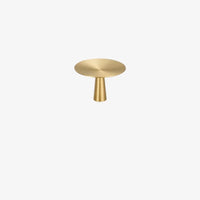 Letifly Lights & Decor - Soren Disc Cabinet Knob - Solid brass round cabinet knob with disc-shaped face in multiple finishes