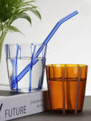 Colorful Brushed Heat-resistant Glass Cup ins style creative coffee cup retro juice cup couple home water cup-Letifly Lights and Decor
