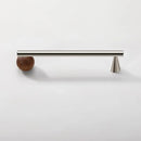 Furniture Hardware Nordic Art Handle/walnut Wood+Brass Handles and Knobs Drawer Pulls Kitchen Cabinet Knobs-Letifly Lights and Decor