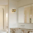Marble wall sconce LED natural stone modern cylindrical ambient lighting