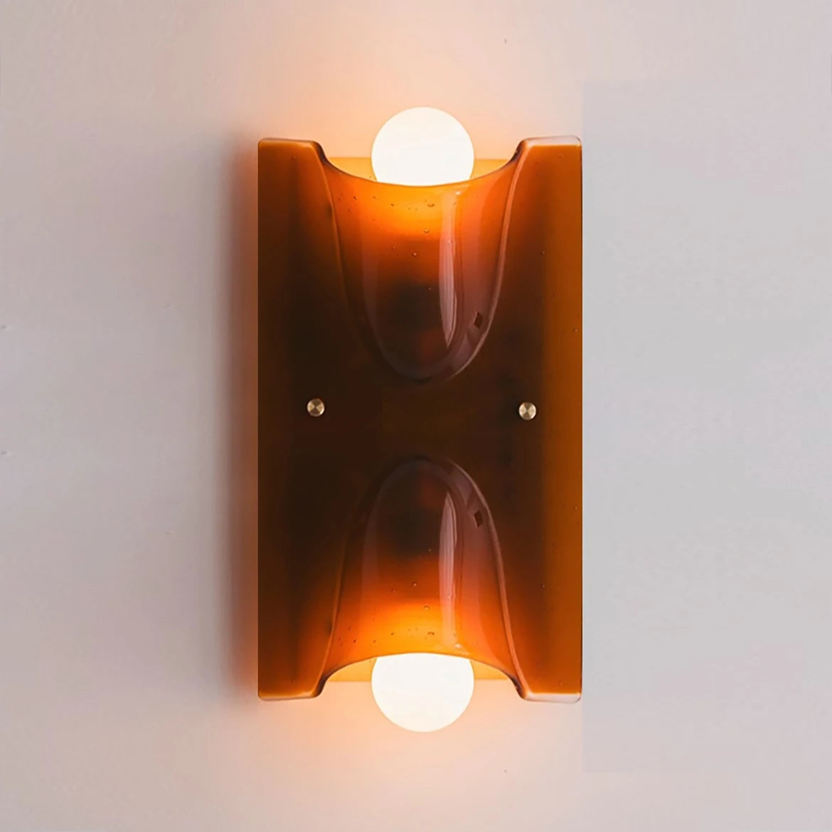 Modern Wall Sconce Curved Design LED Light Single Double Head Ambient Lighting