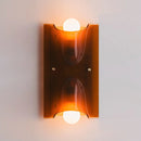 Modern Wall Sconce Curved Design LED Light Single Double Head Ambient Lighting