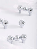 Furniture Handles Bedroom Brass French Silver Wardrobe Door Handle Cabinet Door Shoe Cabinet Drawer Kitchen Brass Small Handles-Letifly Lights and Decor