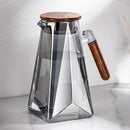 Cold water kettle made of high borosilicate glass for household hospitality, with a large capacity for cold boiled water-Letifly Lights and Decor