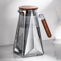 Cold water kettle made of high borosilicate glass for household hospitality, with a large capacity for cold boiled water-Letifly Lights and Decor