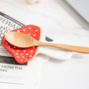 Cartoon Mushroom Spoon Holder,Restaurant Soup Spoon Chopstick Holder, Easy To Clean Ceramic Kitchen Holder-Letifly Lights and Decor