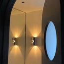 Letifly Lights & Decor - Chrome Nebula Sconce - Modern Chrome Wall Sconce Glass Orb Bauhaus Style Ambient Lighting