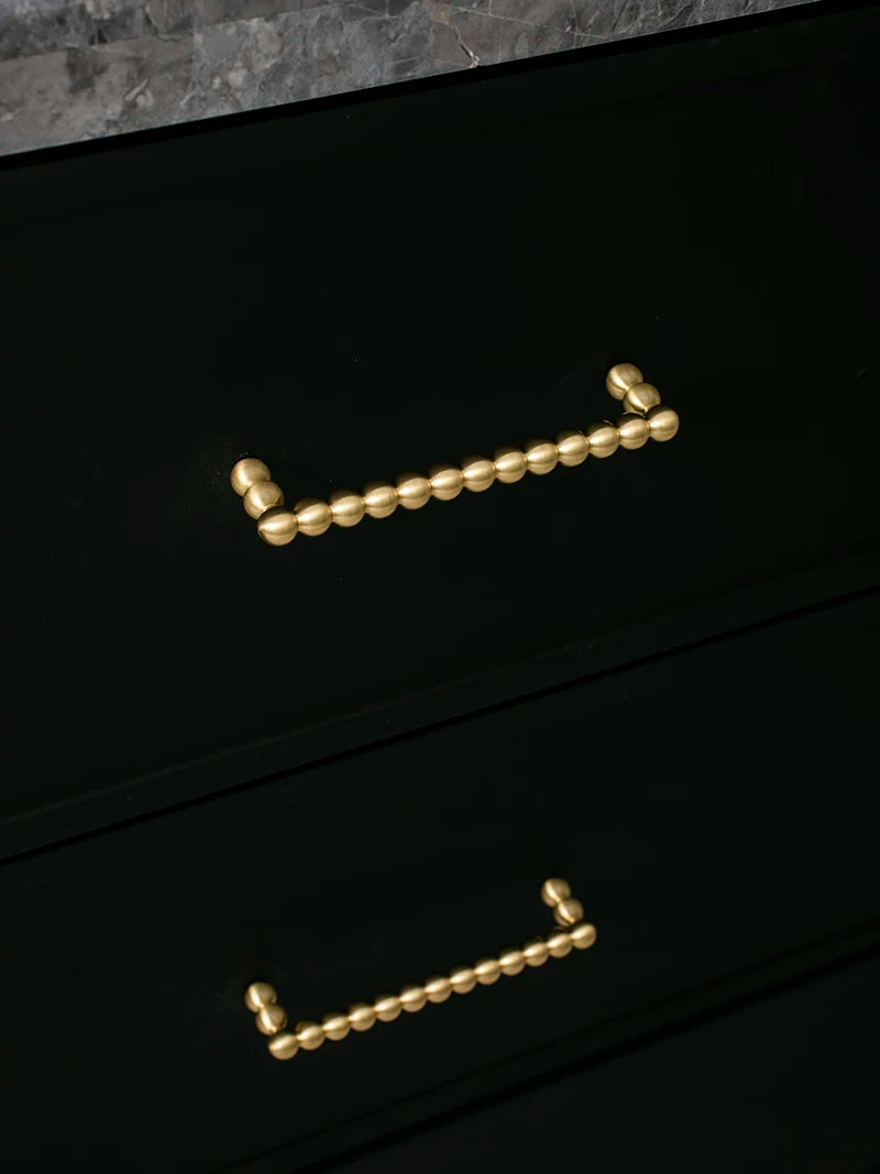 Tinhob Solid Brass Small Round Ball Handle Cabinet Wardrobe Drawer Knobs/ Shoe Cabinets for Drawers Kitchen Handles Accessories-Letifly Lights and Decor