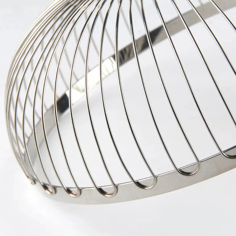 Verge Wire Basket SetVerge Wire Basket Set stainless steel wire fruit basket modern kitchen bowl polished silver produce holder