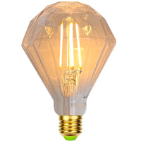 Vintage Edison Led Bulb G95 Dimaond 4W Led Filament 2700Kelvin Warmth Glow Specialty Decorative Light Bulb 110V 220V-Letifly Lights and Decor