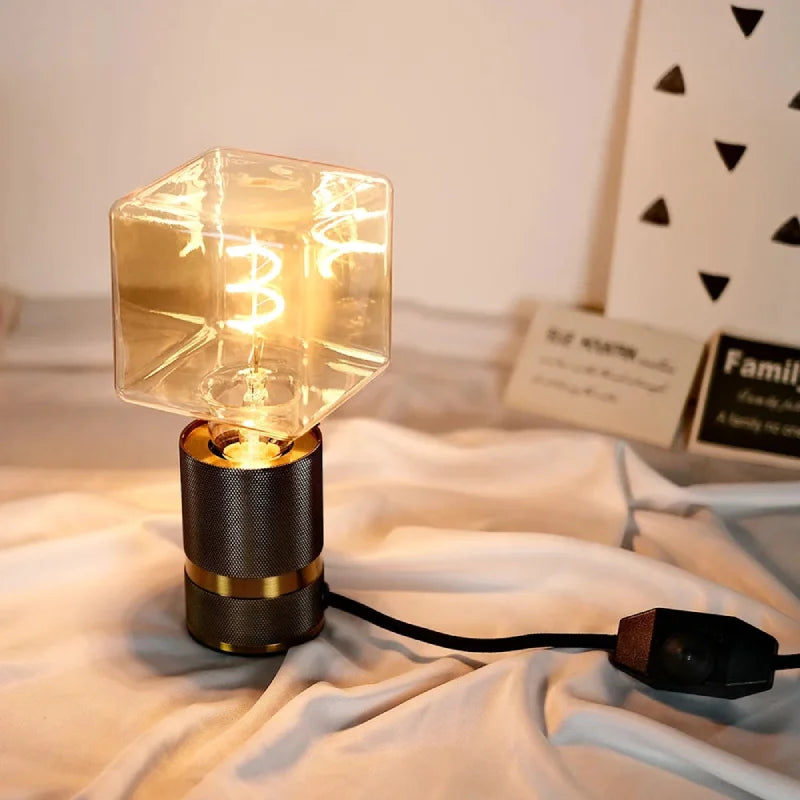 Led Bulbs Vintage Light Bulb Ice Cube 4W Dimmable 220-240V E27 Edison Bulb Specialty Decorative Light Bulb-Letifly Lights and Decor