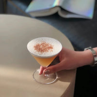 Japanese Low-foot Martini Glass Kimura Exquisite Cocktail Glass Martini Glass Creative Triangular Wine Glass-Letifly Lights and Decor