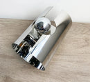 Letifly Lights & Decor - Chrome Nebula Sconce - Modern Chrome Wall Sconce Glass Orb Bauhaus Style Ambient Lighting