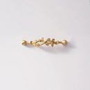 Santaya Brushed Brass Handles Vine-shaped for Kitchen Cabinets Bedroom Wardrobe Drawer Knobs and Furniture Handle-Letifly Lights and Decor