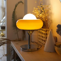 Starburst Retro Glass & Chrome LED Table & Floor Lamp-Letifly Lights and Decor