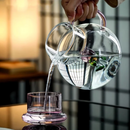 Blossom Glass Teapot and Cup Set-Letifly Lights and Decor