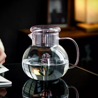 Blossom Glass Teapot and Cup Set-Letifly Lights and Decor